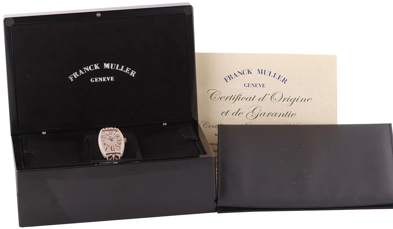 Franck Muller Curvex 5850 SC D CD SUNSET BH 5N 32mm Rose gold Diamond 7