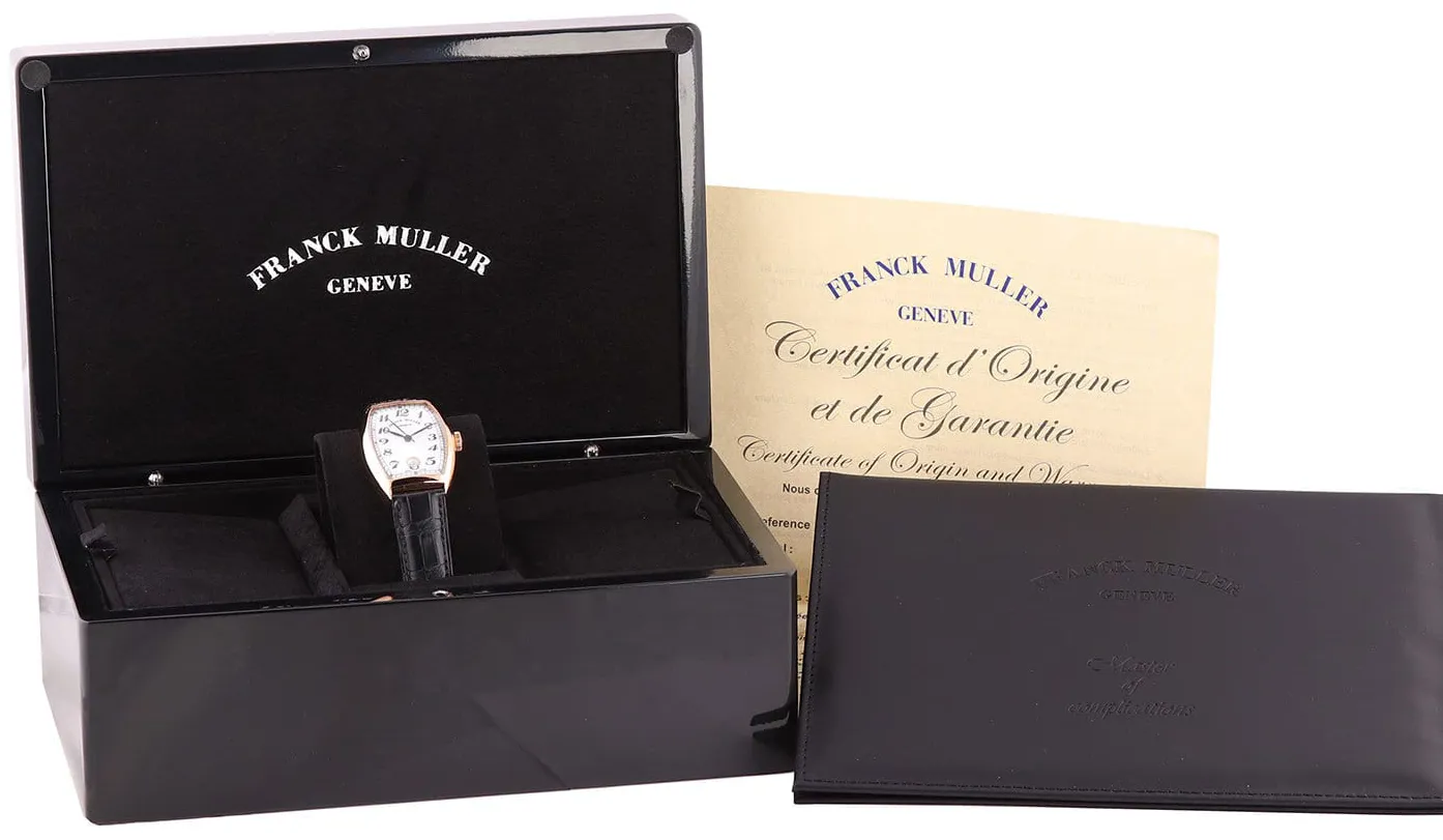 Franck Muller Curvex 5850 H SC DT VIN RG 45mm Rose gold White 7