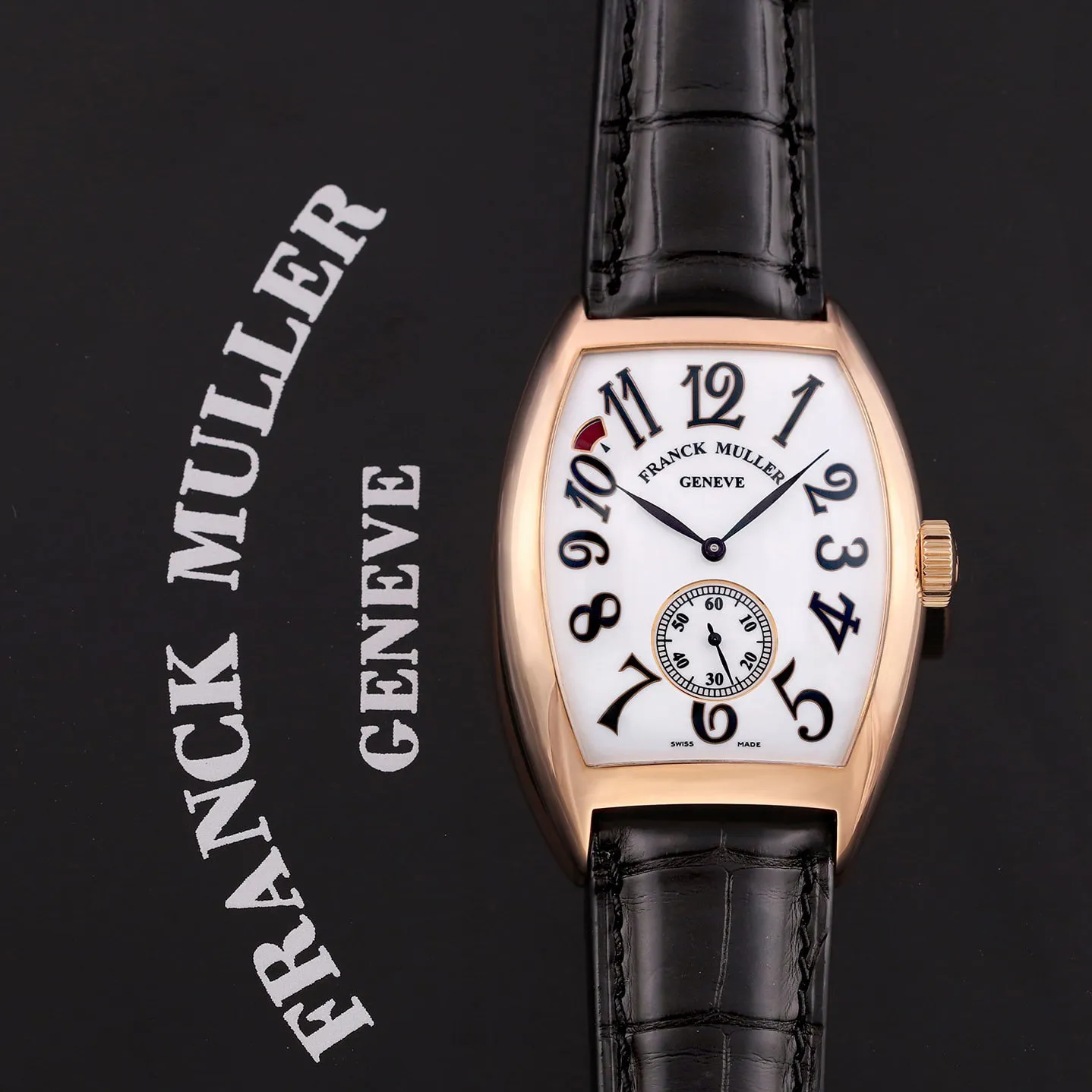 Franck Muller Curvex 8880 B S6 PR EMA 5N 39.5mm Rose gold White