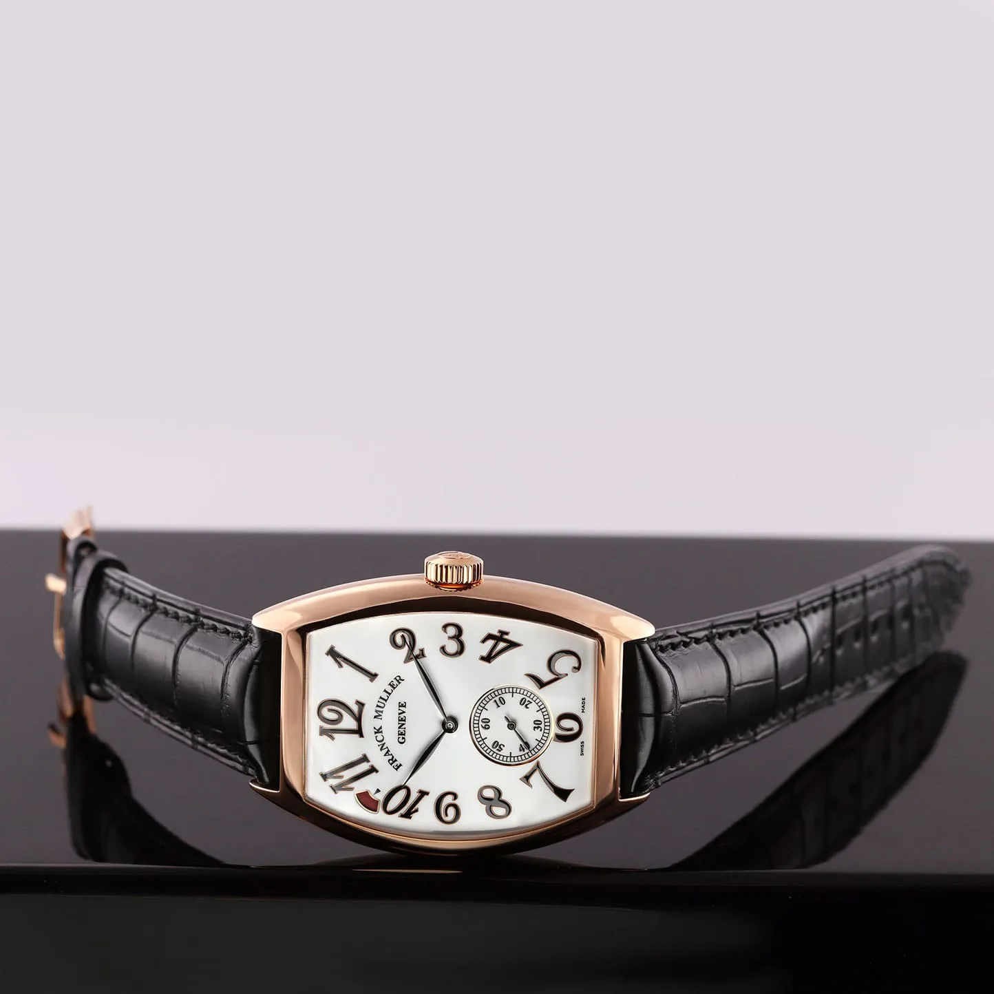 Franck Muller Curvex 8880 B S6 PR EMA 5N 39.5mm Rose gold White 5