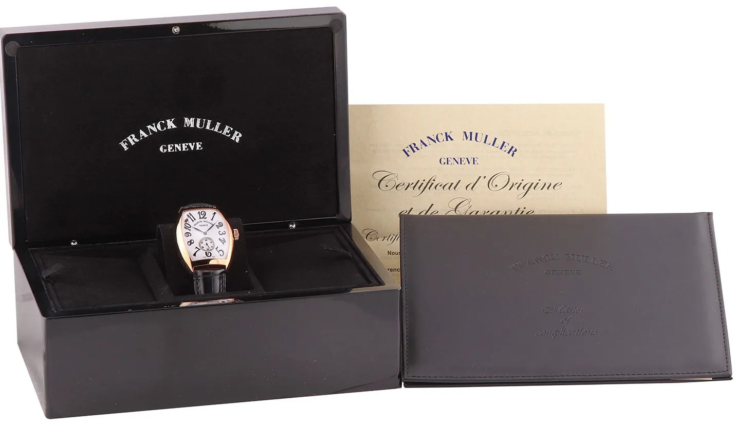 Franck Muller Curvex 8880 B S6 PR EMA 5N 39.5mm Rose gold White 7