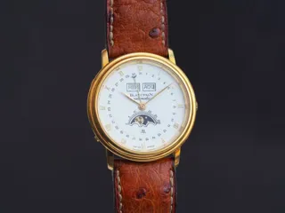 Blancpain Villeret Moonphase Yellow gold White