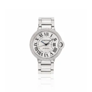 Cartier Ballon Bleu White gold and Diamond Silver