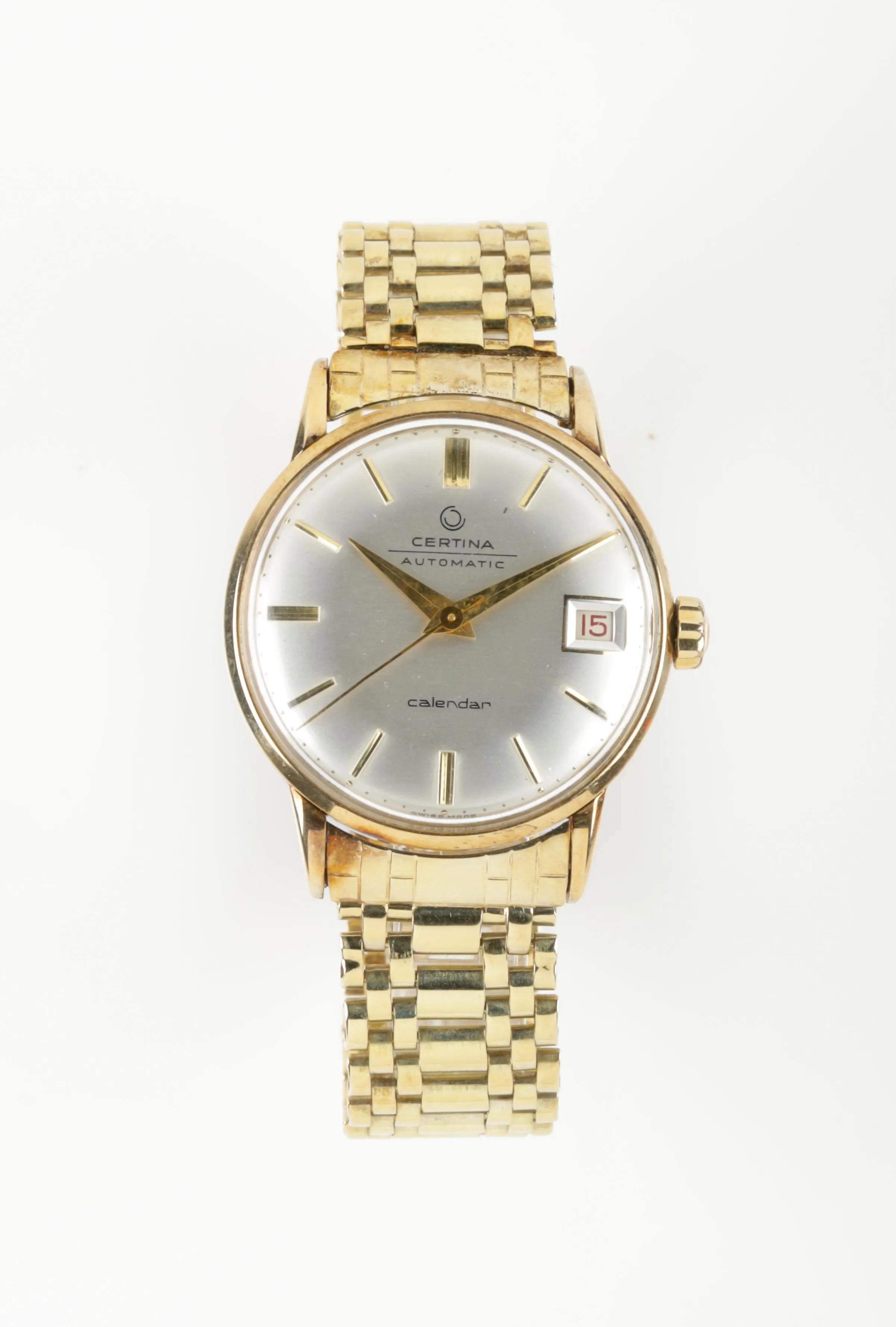 Certina 28524 9 33mm Yellow gold Silver-coloured