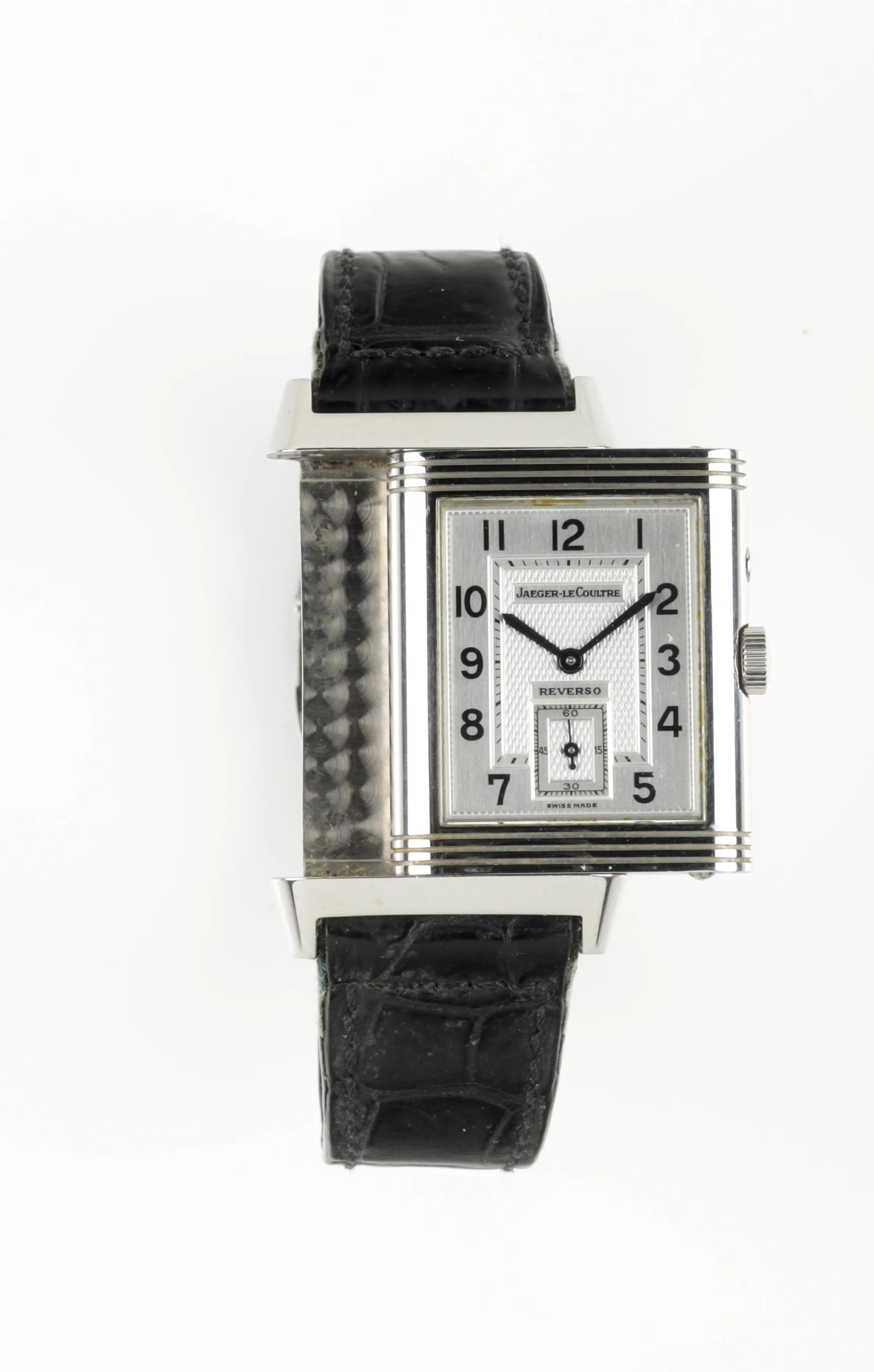 Jaeger-LeCoultre Reverso nullmm Stainless steel Silver and black 1