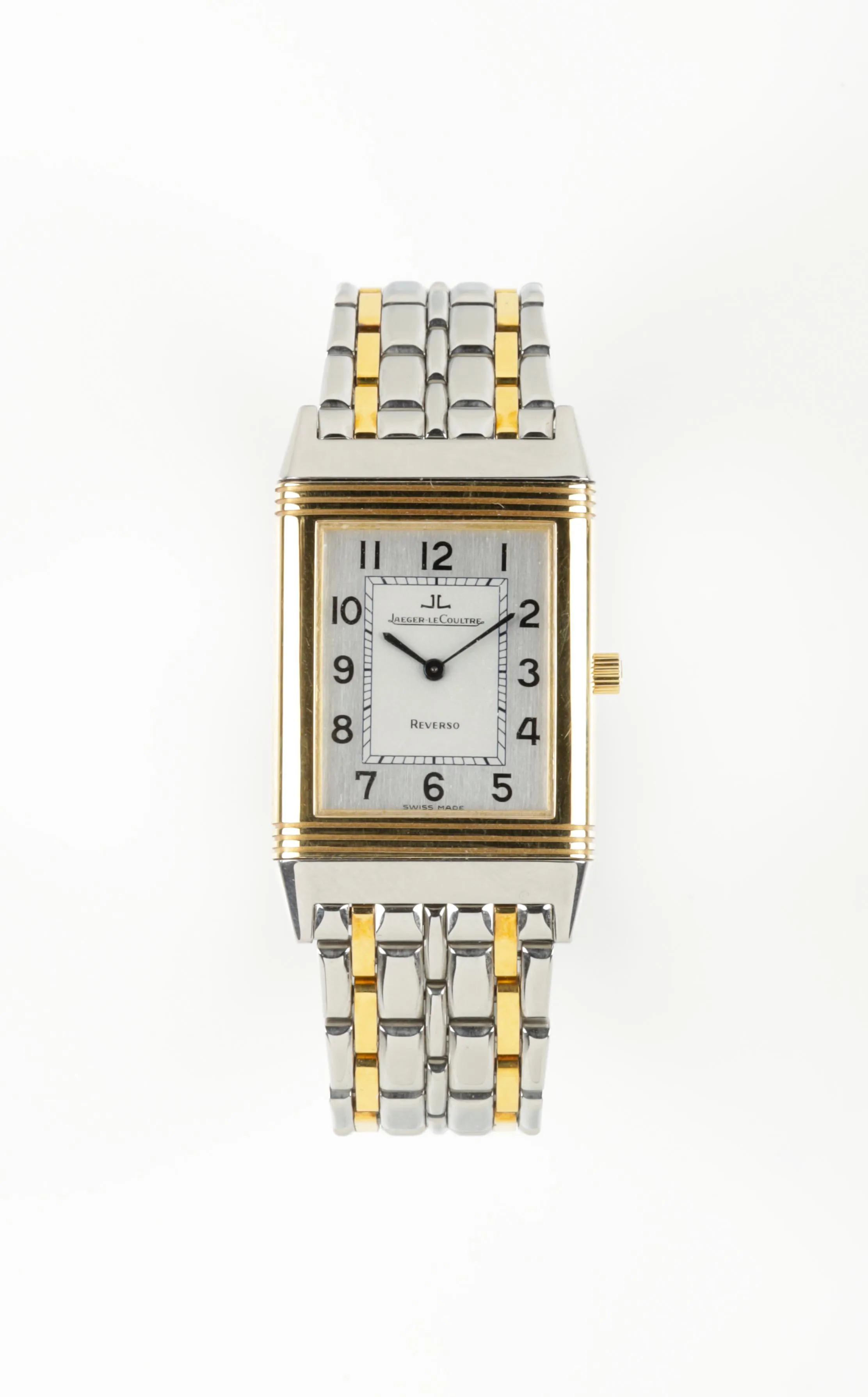 Jaeger-LeCoultre Reverso 250.5.86 nullmm Yellow gold and stainless steel Silver