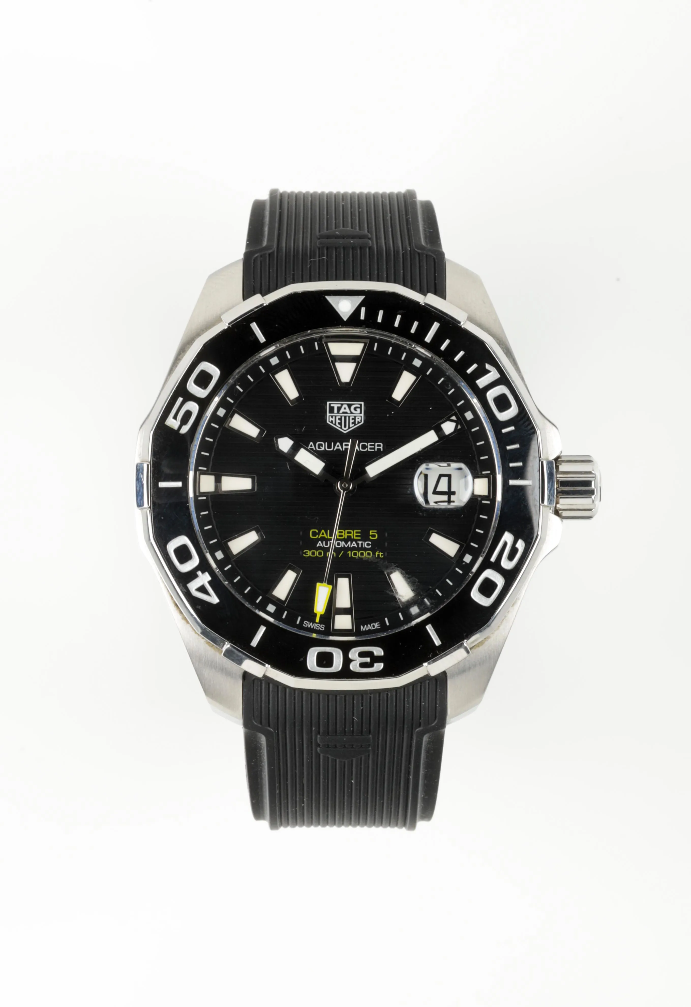 TAG Heuer Aquaracer WAY201A 44mm Stainless steel Black