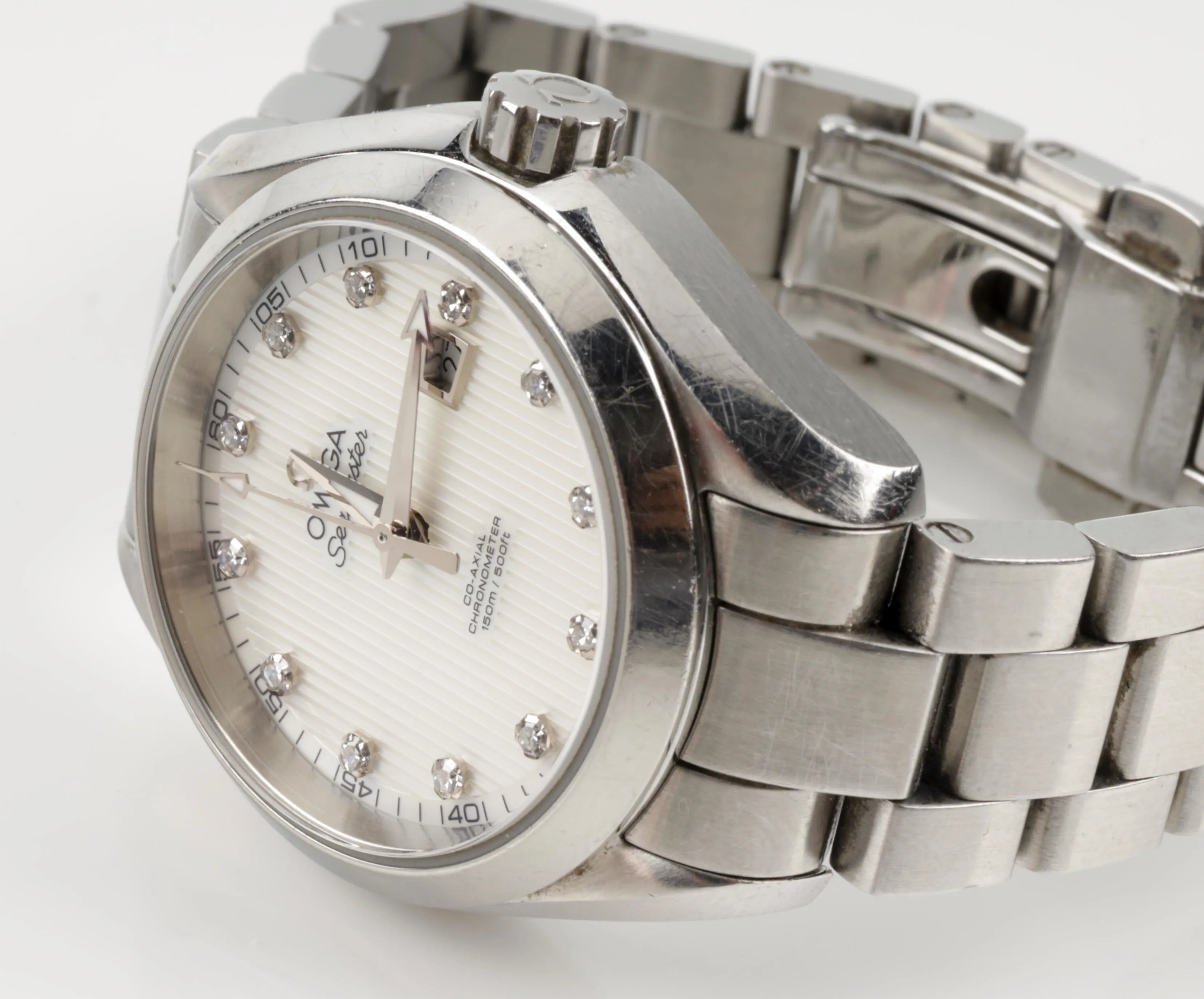 Omega Aqua Terra 231.10.34.20.55.001 34mm Stainless steel Mother-of-pearl 2