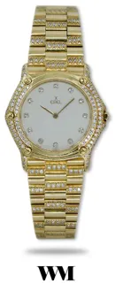 Ebel Classic Wave 881922 Yellow gold White