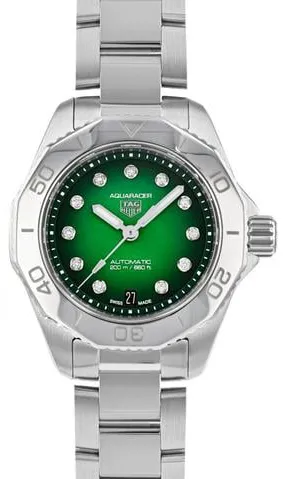 TAG Heuer Aquaracer Lady WBP2415.BA0622 30mm Stainless steel Green