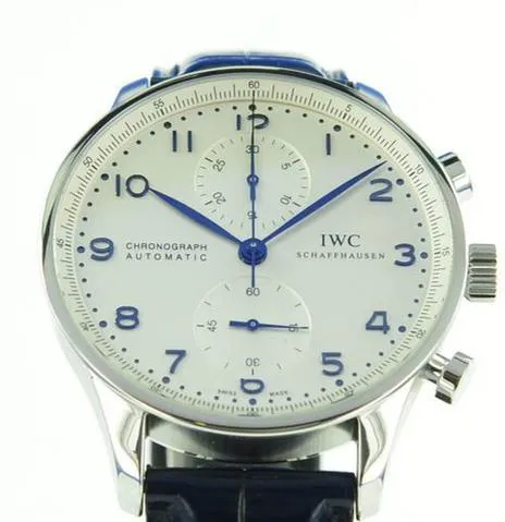 IWC Portuguese Chronograph 3714 40.9mm Stainless steel White 1