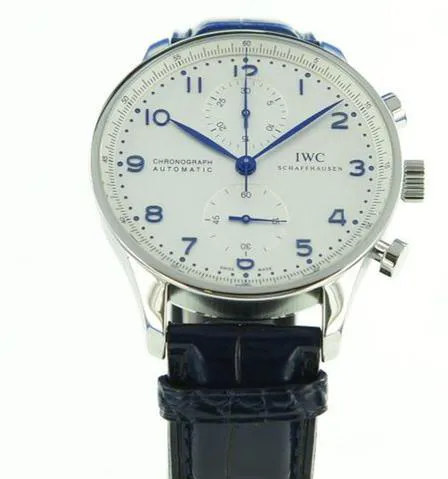 IWC Portuguese Chronograph 3714 40.9mm Stainless steel White 2