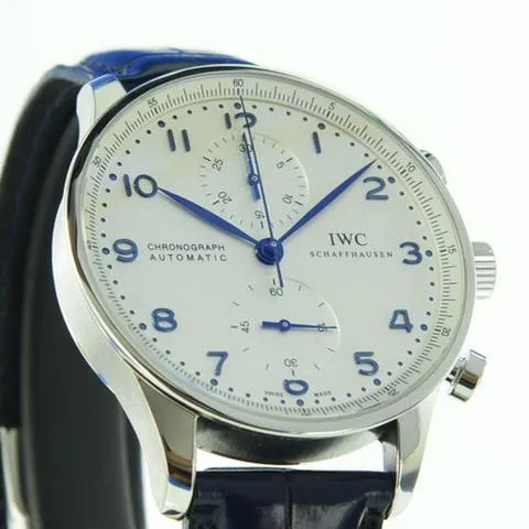 IWC Portuguese Chronograph 3714 40.9mm Stainless steel White 4