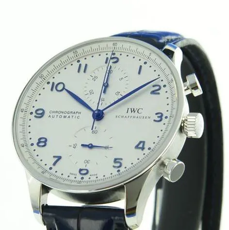 IWC Portuguese Chronograph 3714 40.9mm Stainless steel White 6