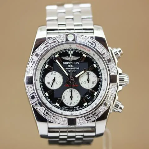 Breitling Chronomat 44 AB0110 44mm Stainless steel Black