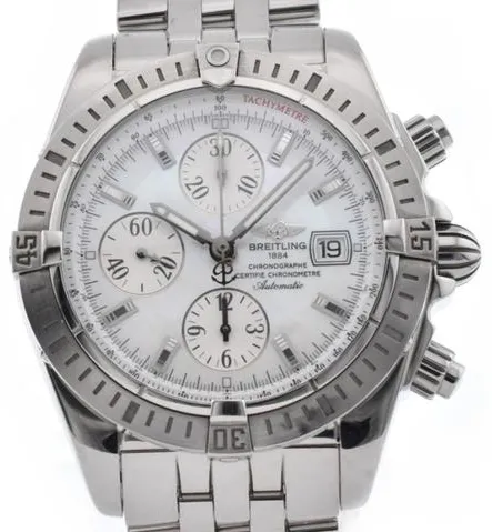 Breitling Chronomat Evolution A13356 44mm Stainless steel White