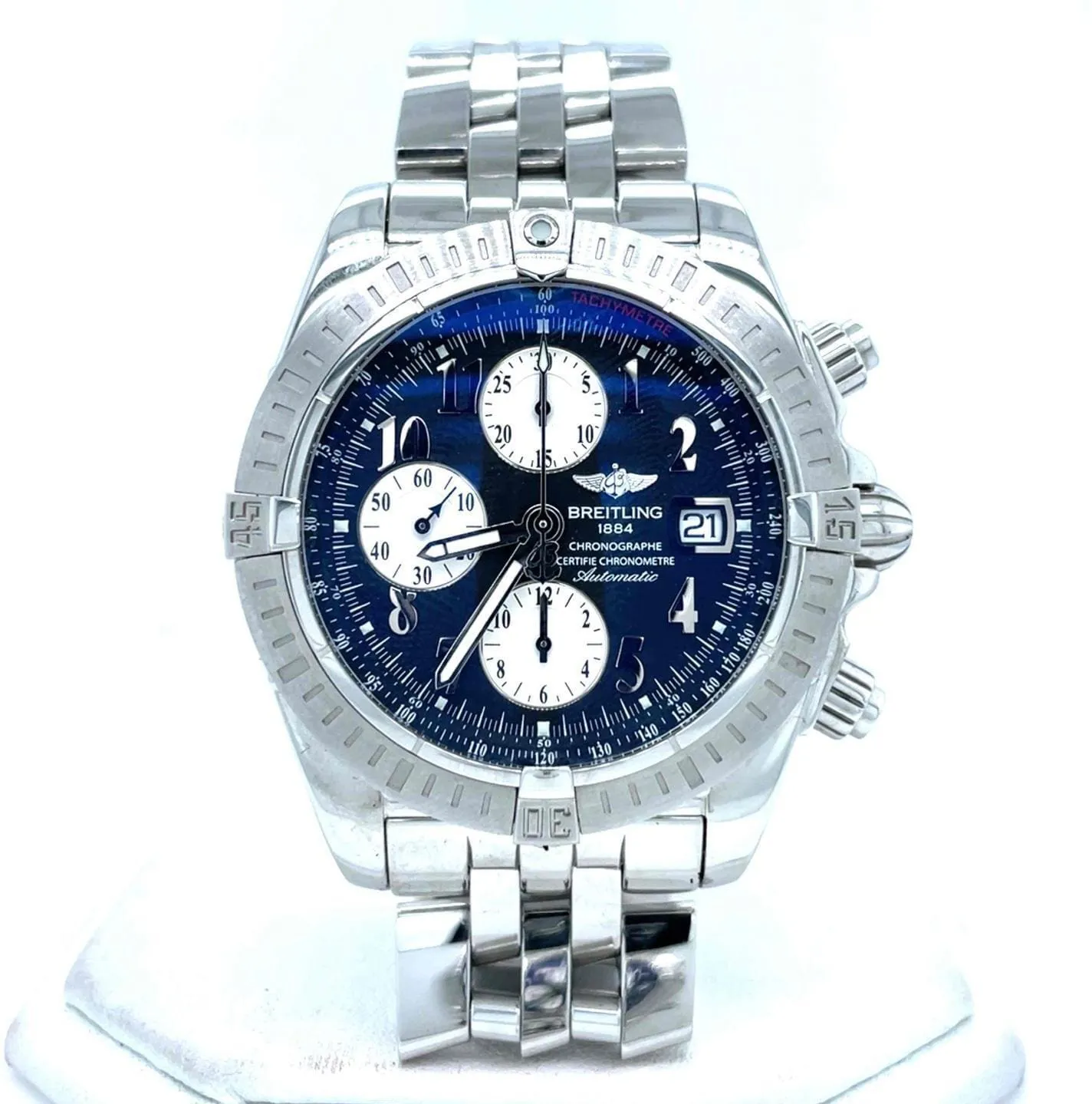 Breitling Chronomat Evolution A13356 43mm Stainless steel Blue