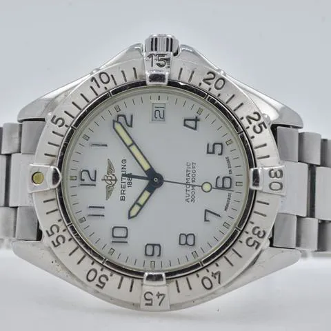 Breitling Colt Automatic A17035 38mm Stainless steel White