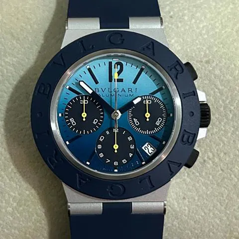 Bulgari Bulgari BB40ATCH 40mm Aluminium Blue