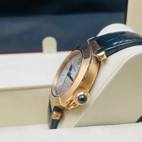 Cartier Pasha WGPA0014 35mm Rose gold Silver 3