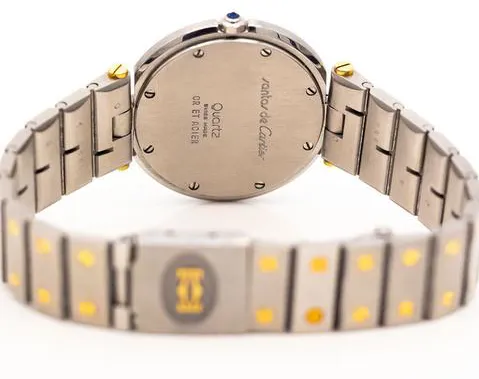 Cartier Santos 8191 27mm Yellow gold and Stainless steel Gray 4