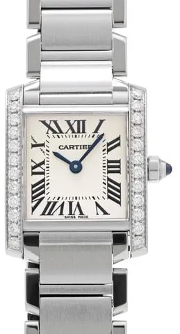 Cartier Tank Française W4TA0008 20mm Stainless steel Silver