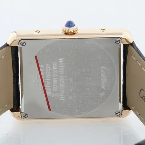 Cartier Tank Solo W1018855. 27mm Yellow gold Silver 6