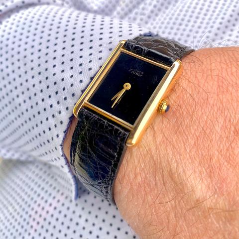 Cartier Vintage Vintage Must De Cartier Tank, A Yellow Gold