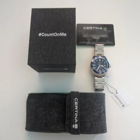 Certina DS Action C032.807.11.041.00 38mm Stainless steel Blue