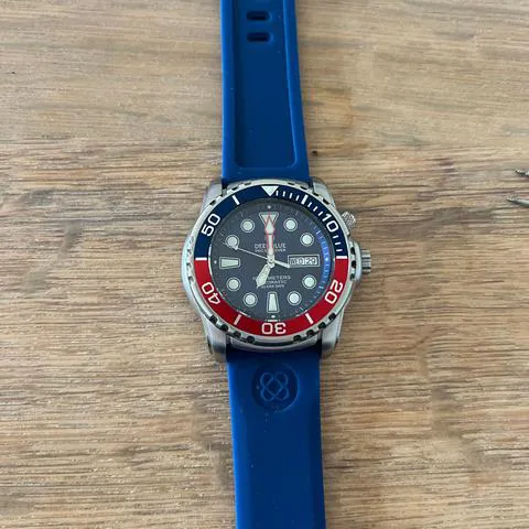 Deep Blue 44mm Stainless steel Blue 8