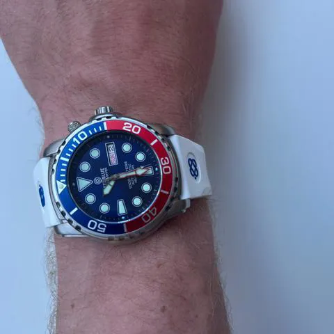 Deep Blue 44mm Stainless steel Blue 12