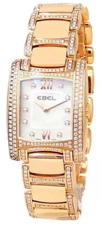 Ebel Brasilia 1290088 28mm Rose gold and Diamond White