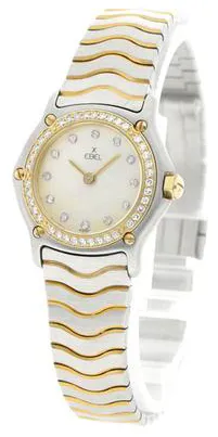 Ebel Classic 1057901 24mm Yellow gold and stainless steel Mother-of-pearl 6