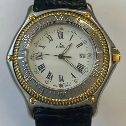 Ebel Discovery 183913 38mm Yellow gold and stainless steel White