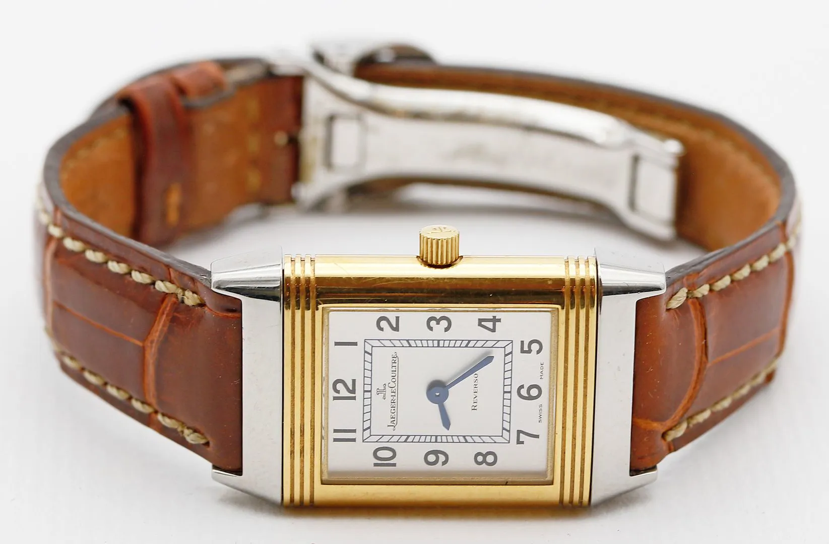 Jaeger-LeCoultre Reverso 260.5.08 18mm Stainless steel and yellow gold Silver