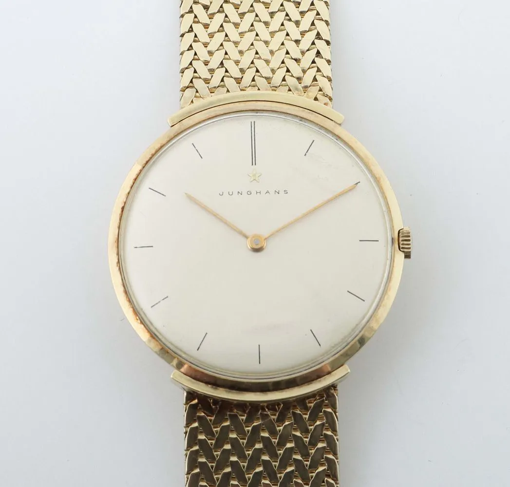Junghans 33mm Yellow gold Champagne