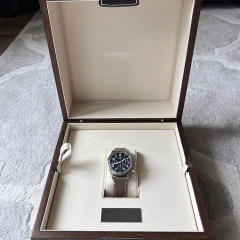 Longines Heritage L2.816.4.53.2 41mm Stainless steel Black 3