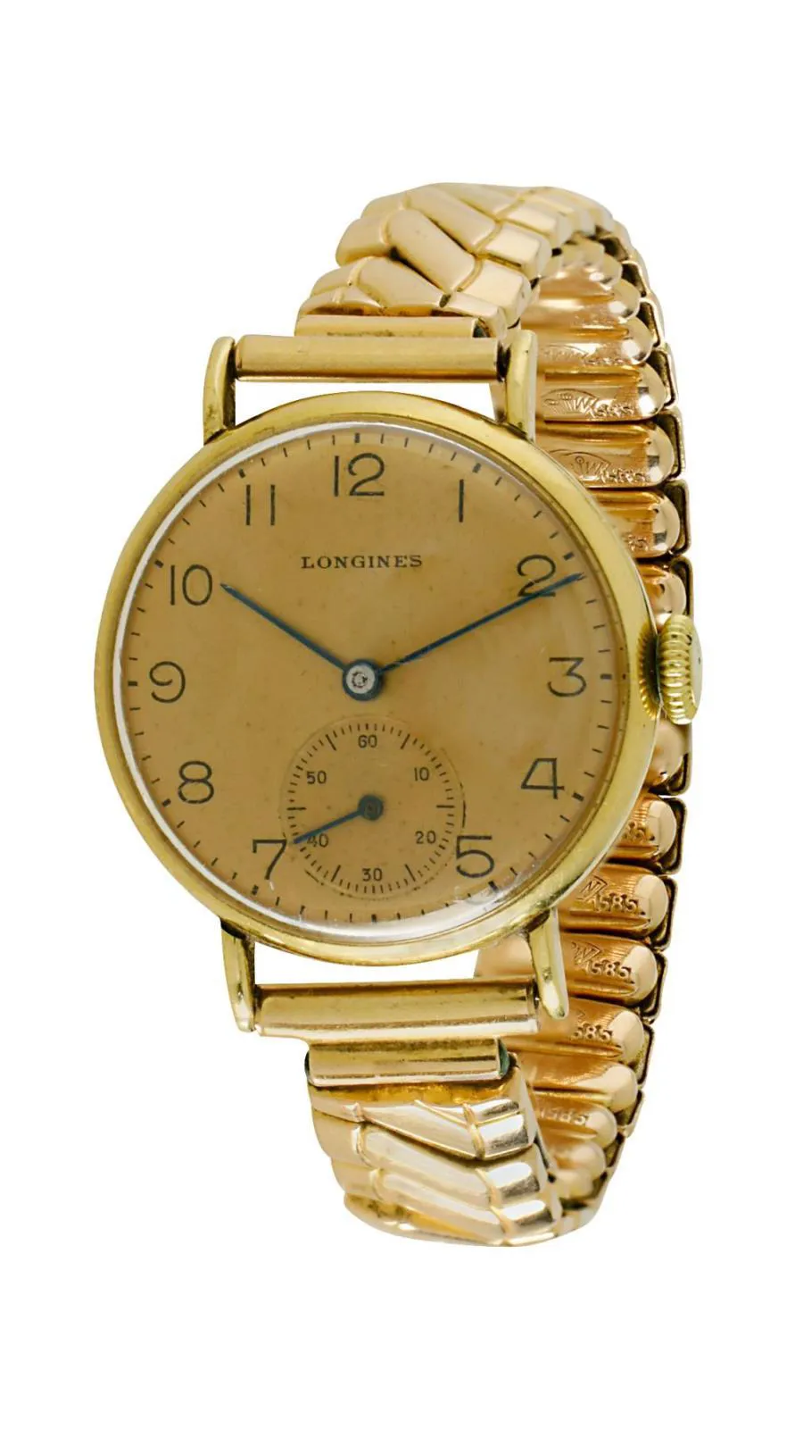 Longines 20mm Yellow gold and rose gold Copper