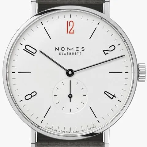 NOMOS Tangente 38 165 37.5mm Stainless steel White