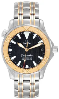 Omega Seamaster Diver 300M 2453.50.00 Yellow gold and Stainless steel Black