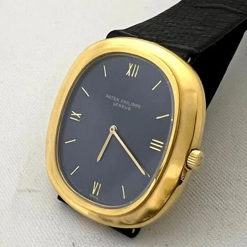 Patek Philippe Golden Ellipse 3589 33mm Yellow gold Blue