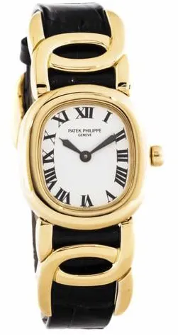 Patek Philippe Golden Ellipse 4830J 23mm Yellow gold White