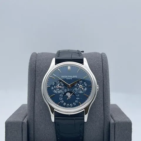 Patek Philippe Perpetual Calendar 5140P-001 37mm Platinum Blue