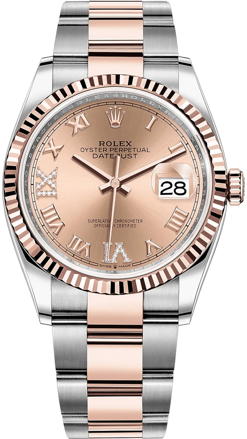 Rolex Datejust 126231-0028 36mm Yellow gold and stainless steel