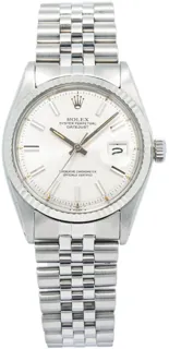 Rolex Datejust 1601 White gold and Stainless steel Silver