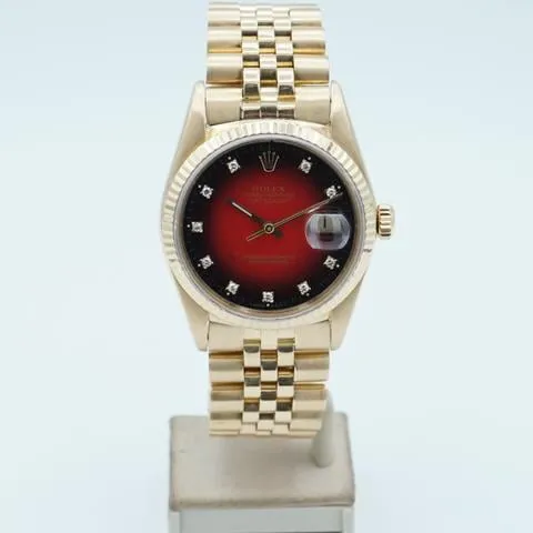 Rolex Datejust 36 16018 36mm Yellow gold Red