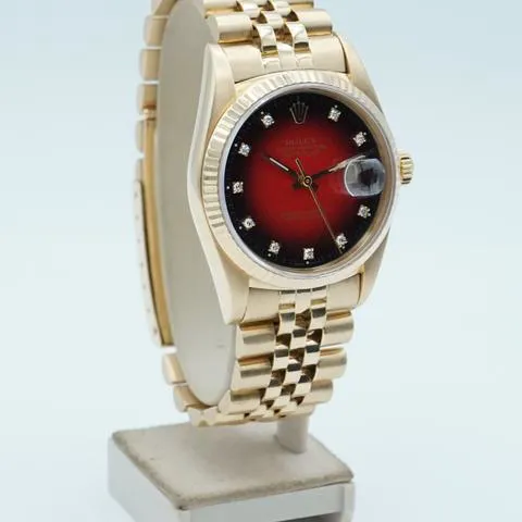 Rolex Datejust 36 16018 36mm Yellow gold Red 7