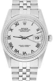 Rolex Datejust 36 16234 Stainless steel White