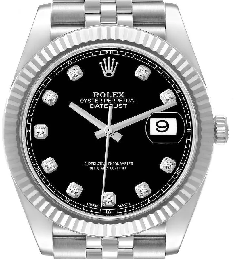 Rolex Datejust 41 126334-0012 41mm White gold and Oystersteel Black