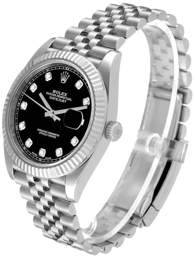 Rolex Datejust 41 126334-0012 41mm White gold and Oystersteel Black 1